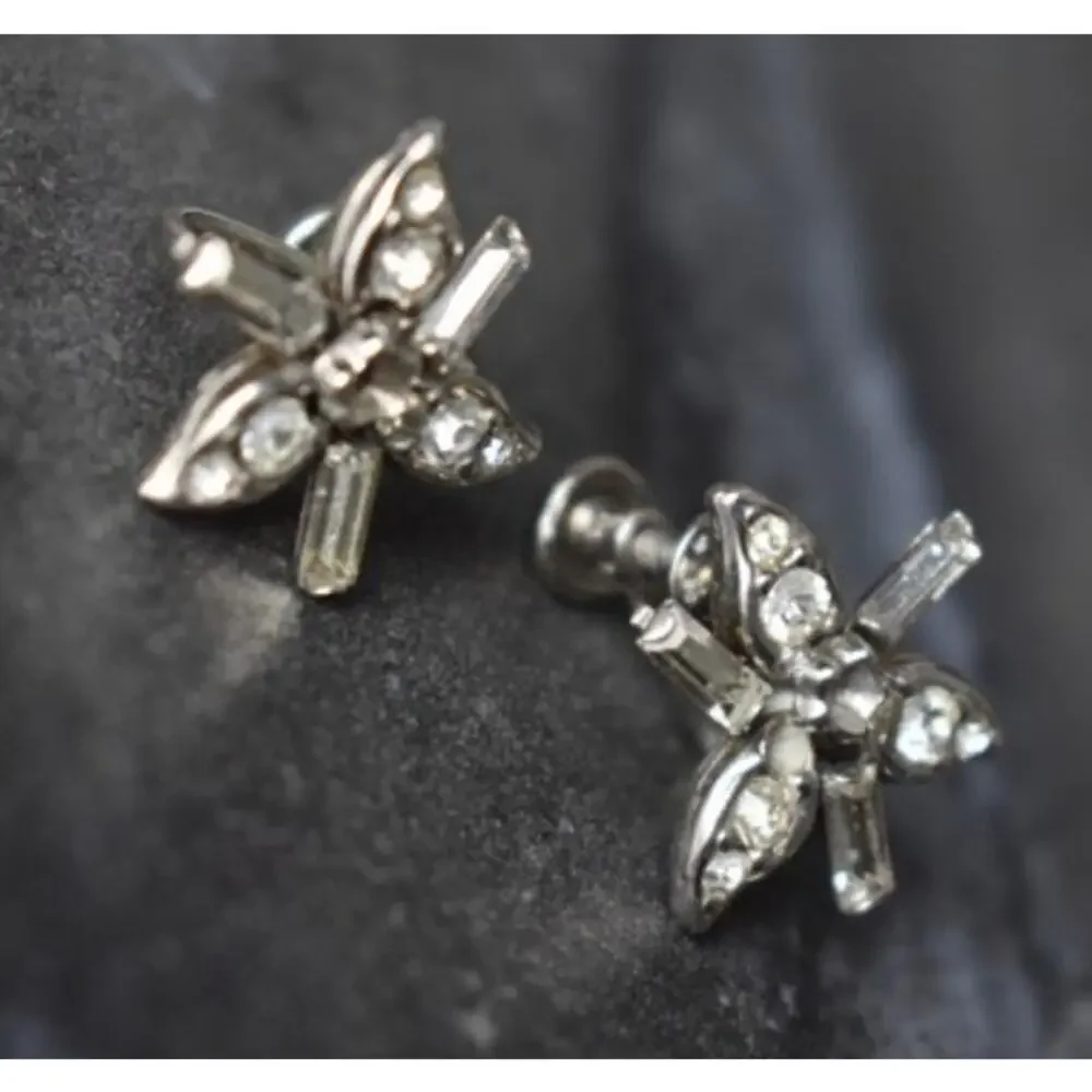925 Sterling Silver White CZ Earrings